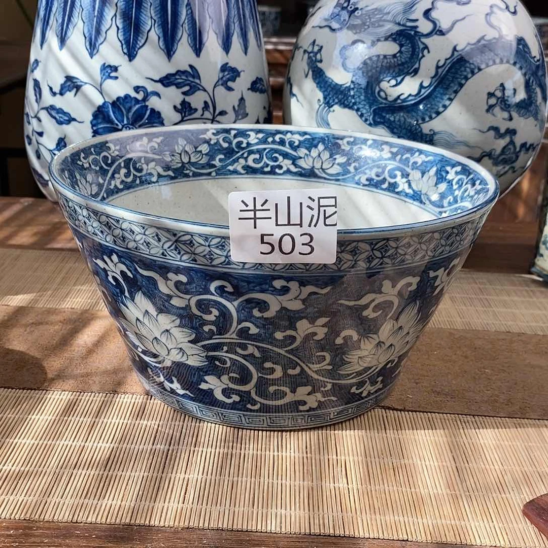 涟***手工手绘青花陶瓷