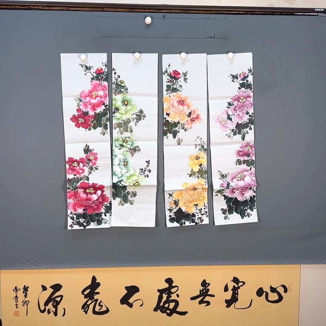 国画251 花鸟和蝴蝶都会出现