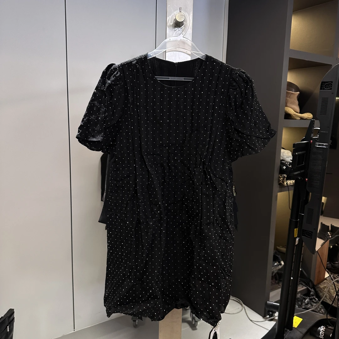 【小法】针织珠钉连衣裙040196GT