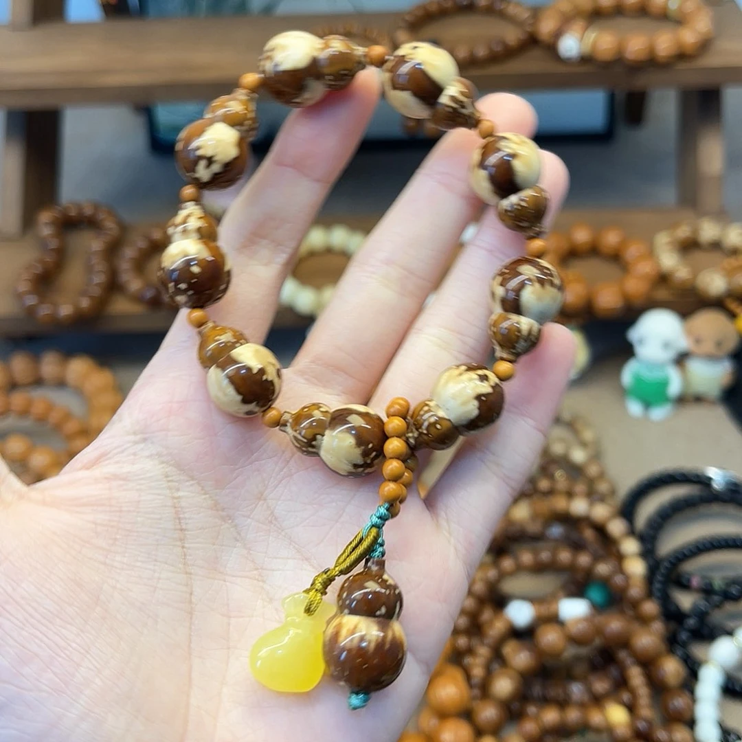 紫金鼠手串葫芦手串