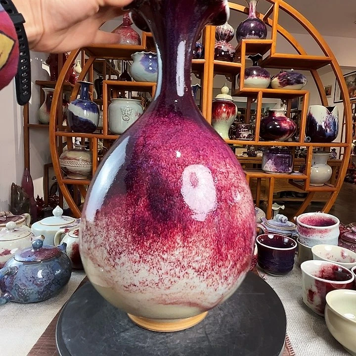 牛家钧窑牛自恒老师钧瓷瓶用****7