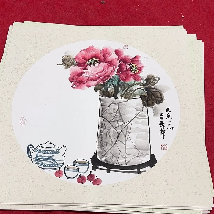 国画花鸟的翅膀和翅膀是一样长