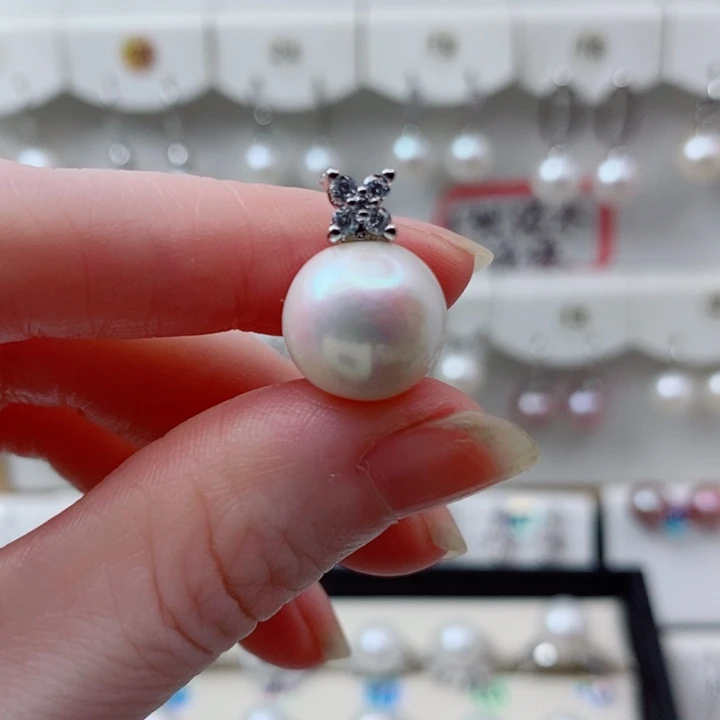 淡水珍珠未镶嵌颈饰12+A