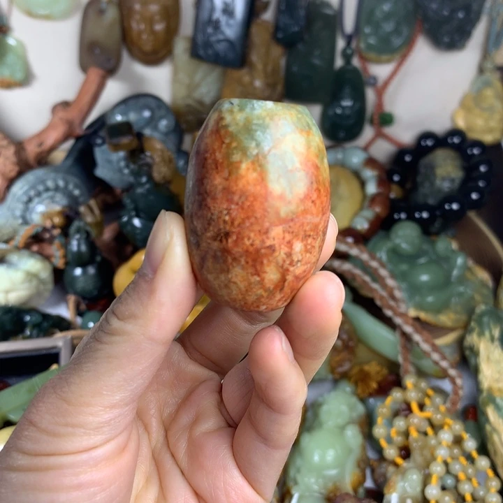 岫岩河磨玉（透闪石质玉）未镶嵌挂件