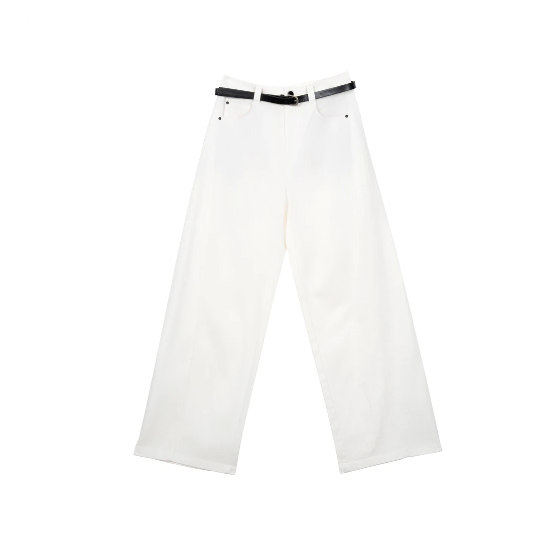 杭州超哥2025年夏季新款白色休闲裤93521