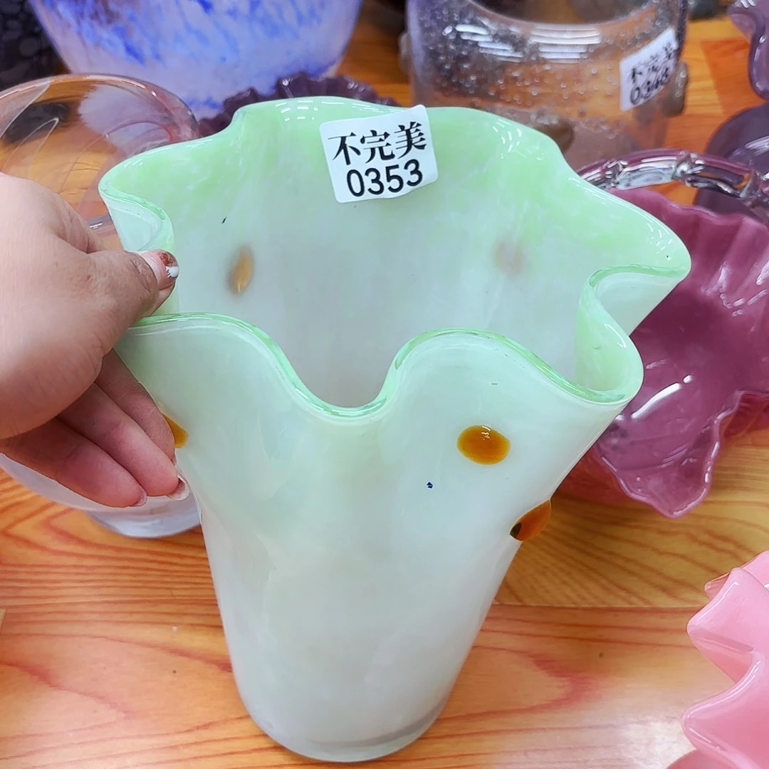 0353 安妮家花瓶花器摆件不完美