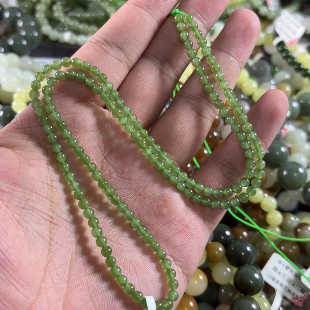 和田玉未镶嵌手链90