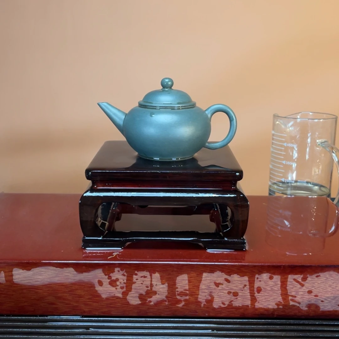 茶壶紫砂高端150cc明国绿水平