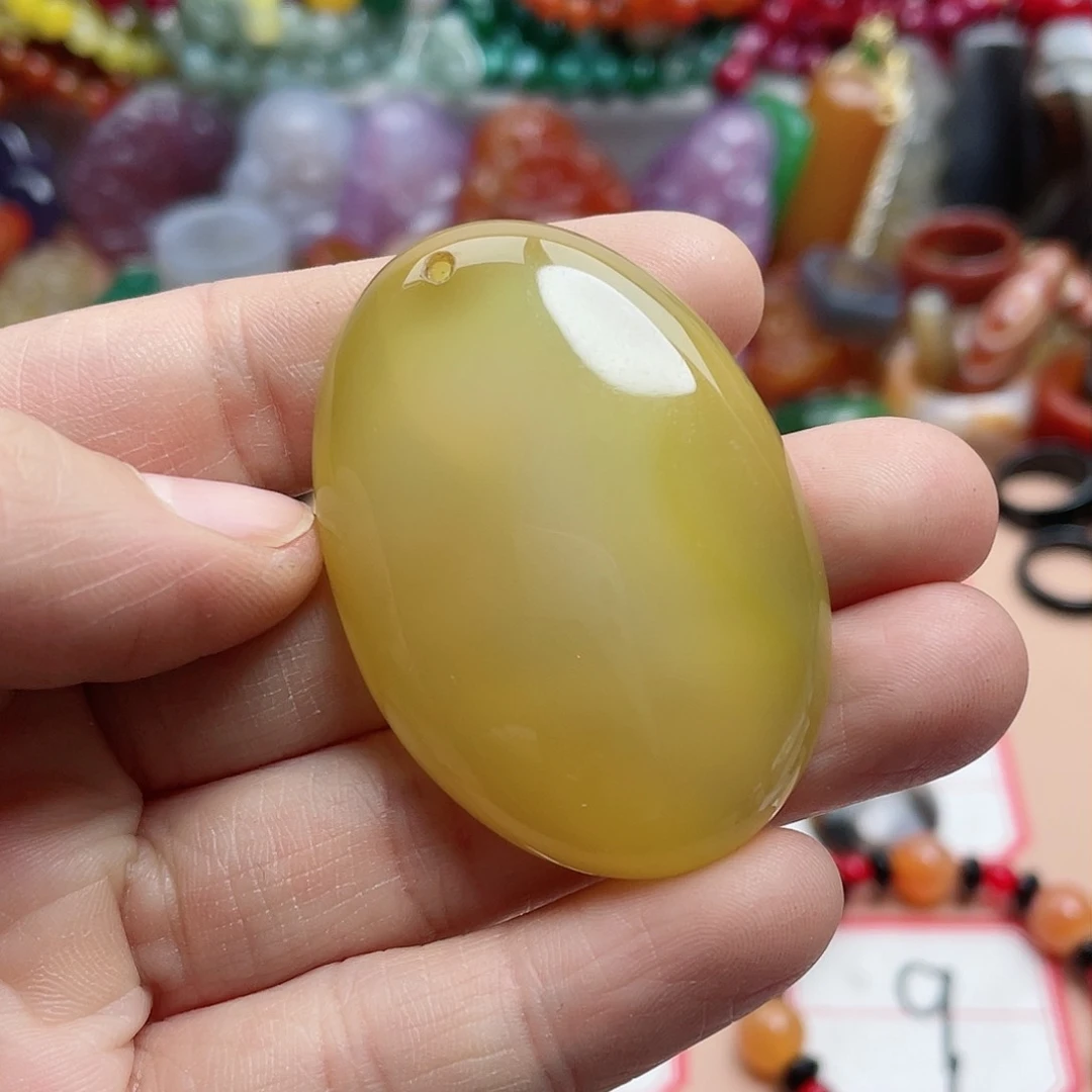 玛瑙/玉髓颈饰合金百**钞