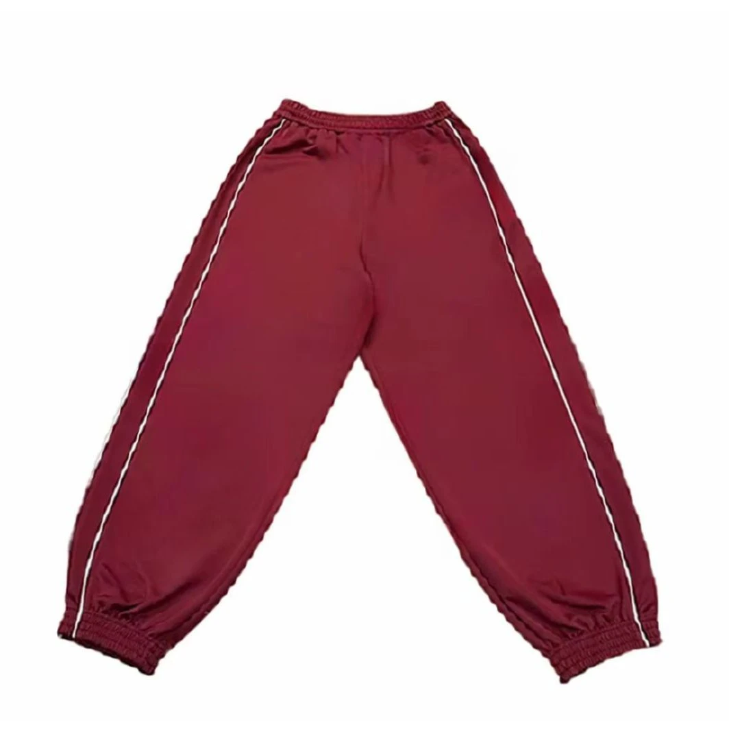 新款复古定制面料显瘦收口休闲校服裤79072