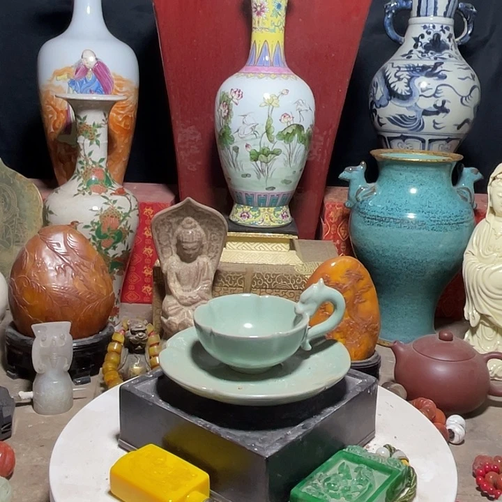 瓷片青花瓷器手工制作