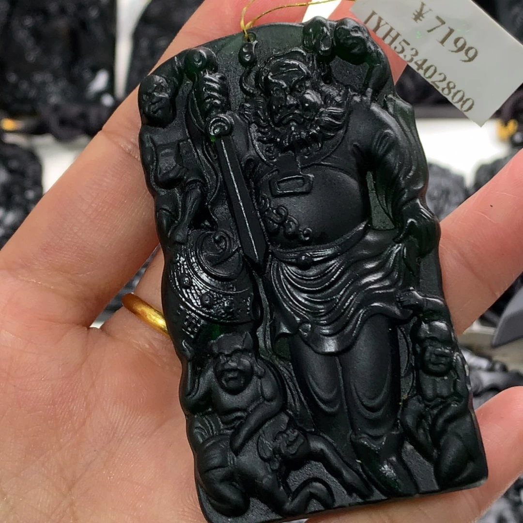 天然a货钢琴黑挂件