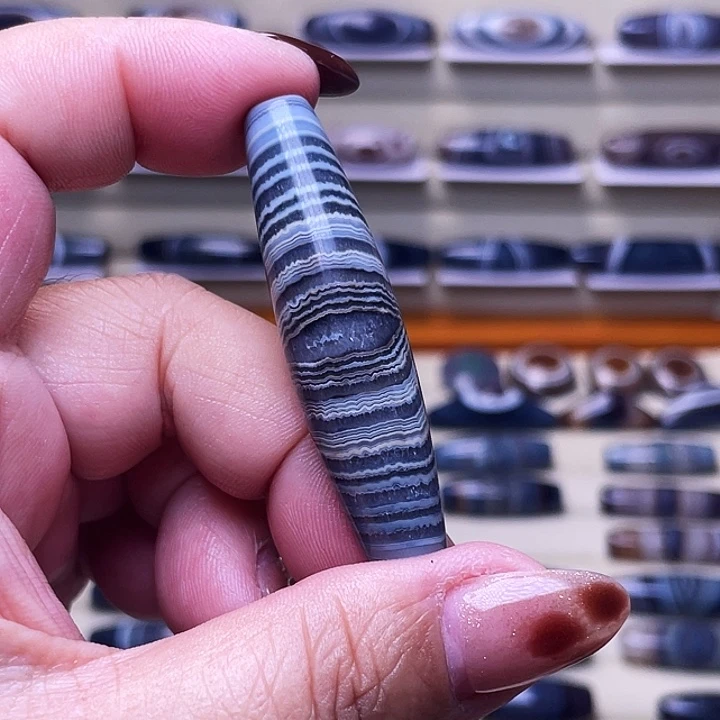 糖***豆玛瑙/玉髓未镶嵌颈饰