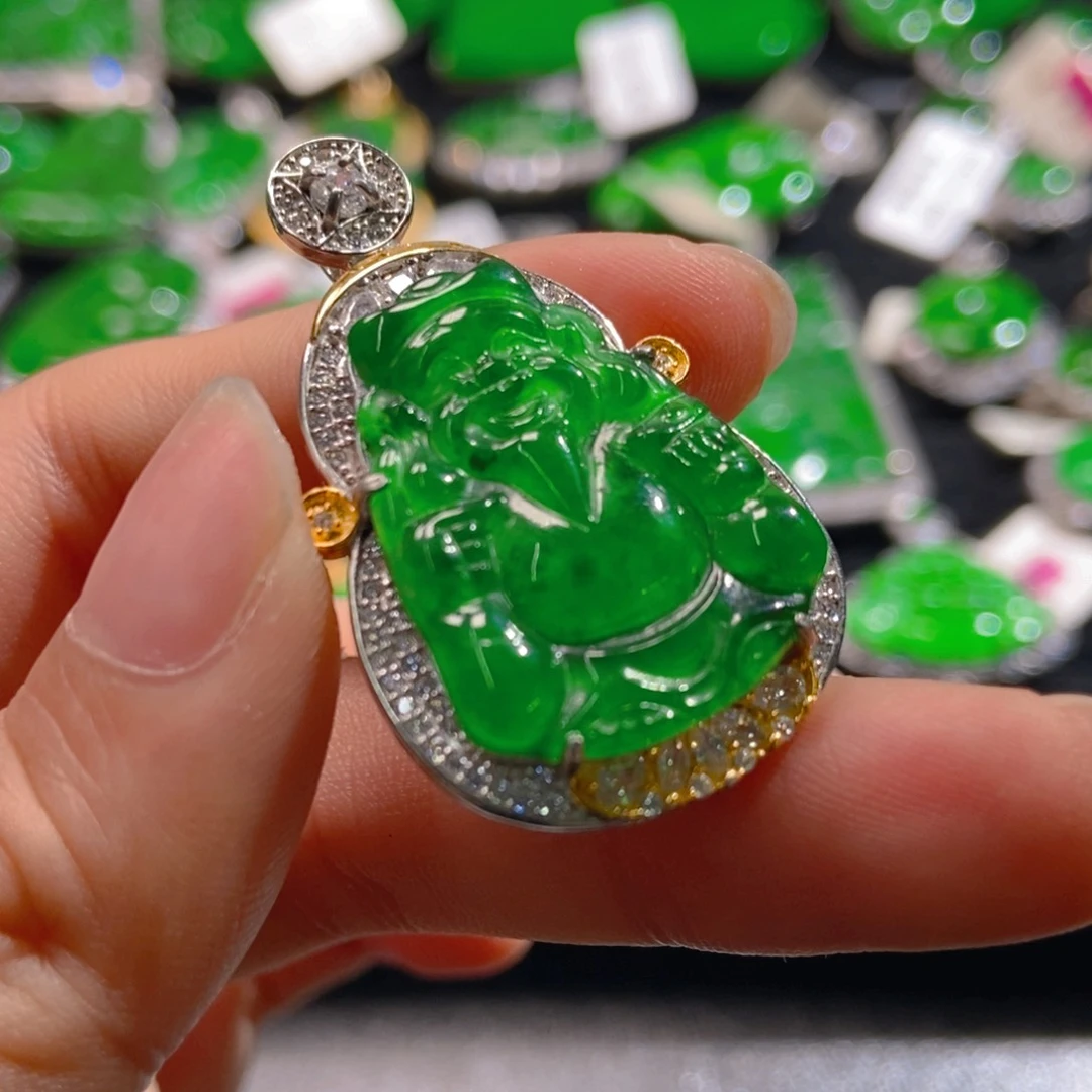 翡翠吊坠(不含链)未镶嵌