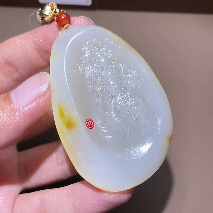 和田玉颈饰未镶嵌Y