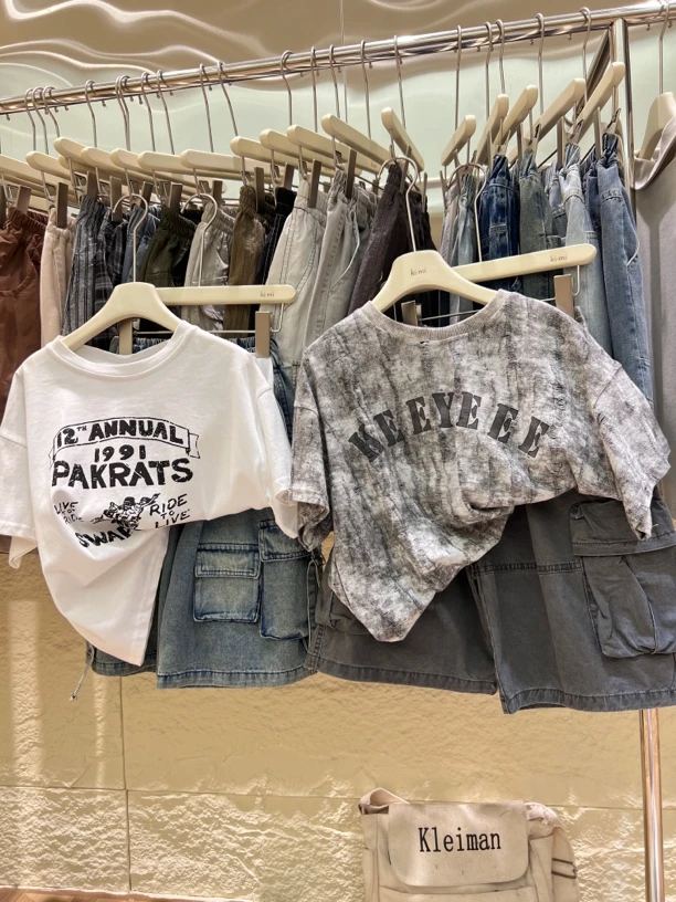 男童韩系潮牌2025夏短袖可配套装