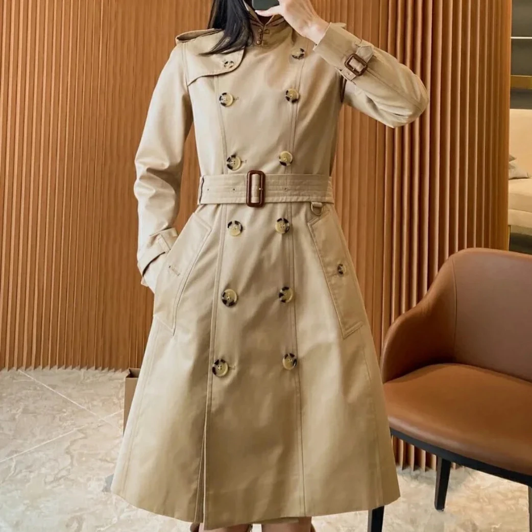 99新 BURBERRY/博柏利 切尔西风衣外套/UK8码/Xsp33756