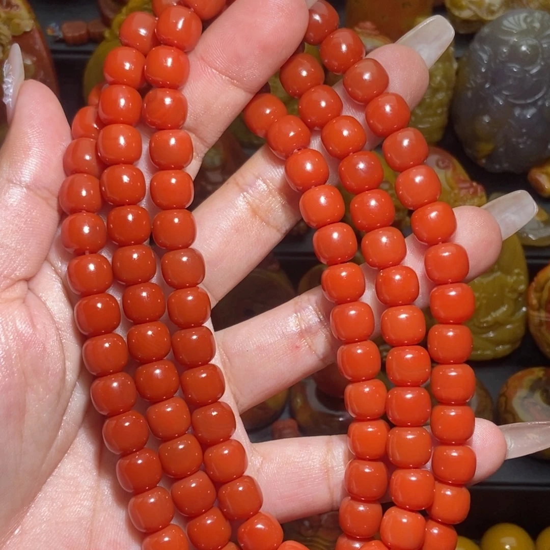 卢***煊玛瑙/玉髓未镶嵌项链