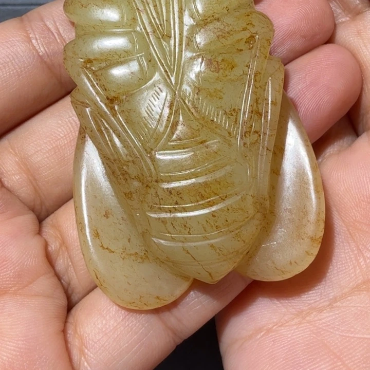 佛***心颈饰未镶嵌和田玉