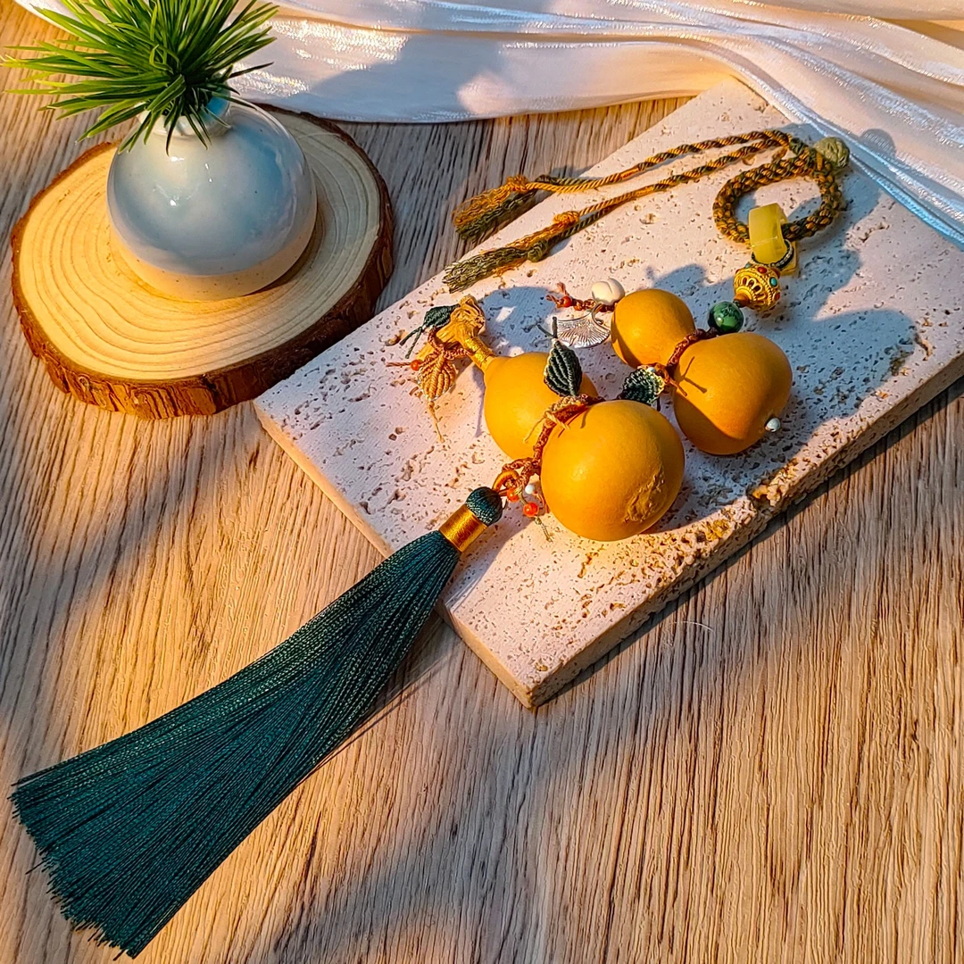 925银木质银制品 【桦雅珠宝】925银多宝挂饰-Y174-自发