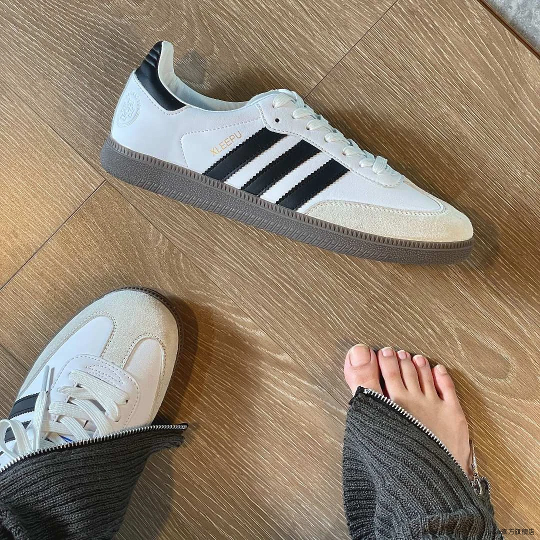 德训鞋2025爆款新款软底圆头系带低帮运动休闲板鞋百搭阿甘板鞋