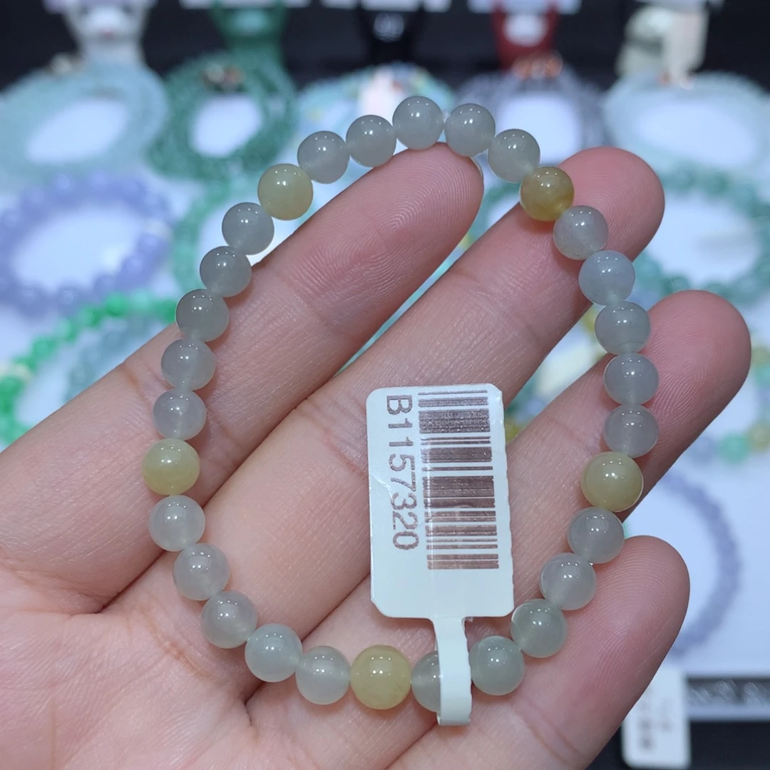 翡翠未镶嵌手串天然