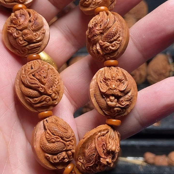 十***～纯手工九龙戏珠处理
