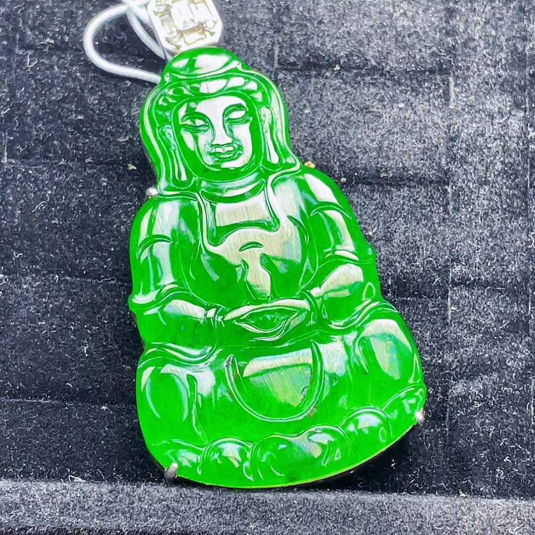 翡翠未镶嵌颈饰12