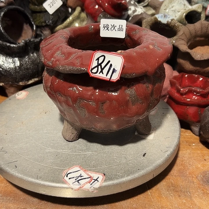 粗陶花盆制作就这样了，