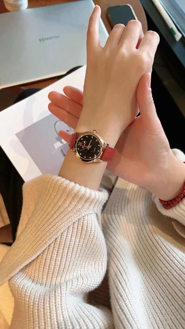 Dinimi蒂尼米星空面带日历潮流气质百搭轻奢防水手表时尚女士腕表