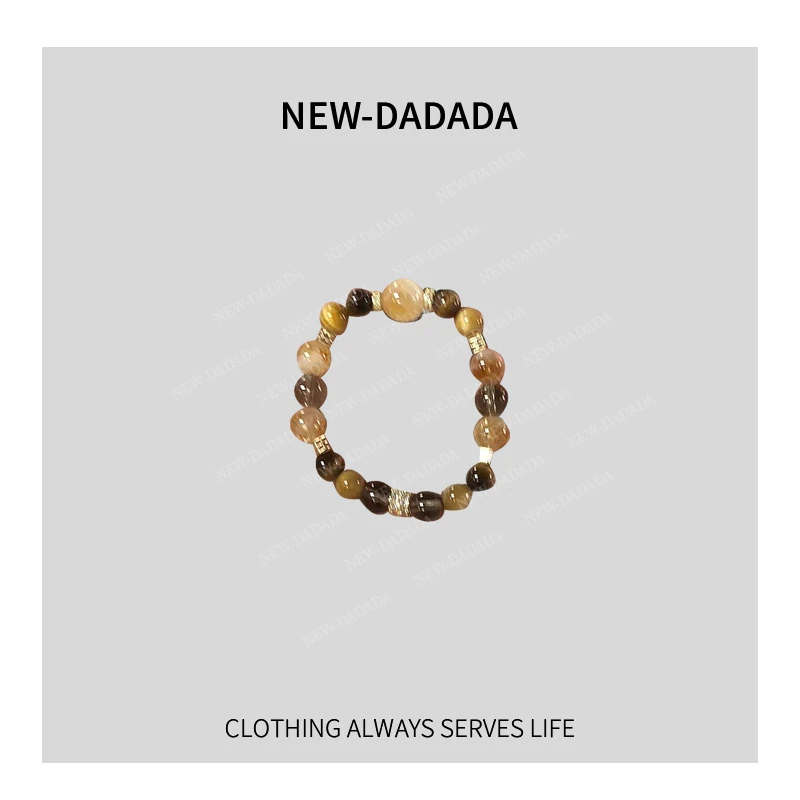 非金属铅玻璃手链 利达 NEW DADADA【利达同款】简约女款手链SE417