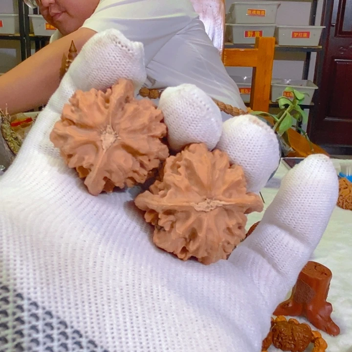 文玩核桃把件公子帽