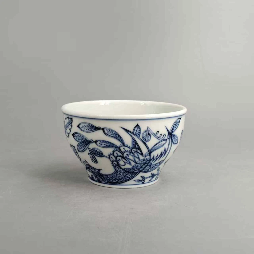 CL-C4841[学茶严选]雨后 湛蓝系列 素染石榴 品杯