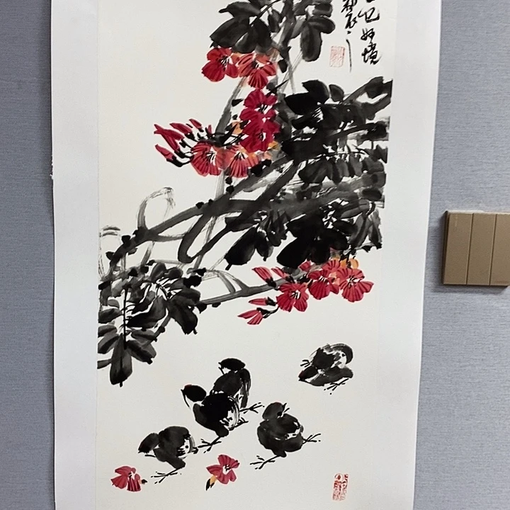 国画亲笔手绘原创