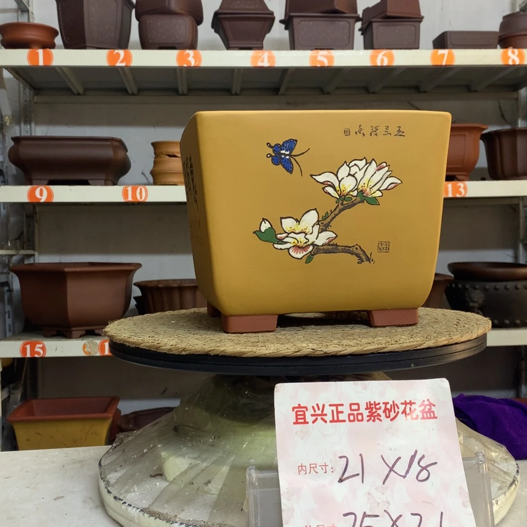 花盆紫砂精品紫砂花盆包邮