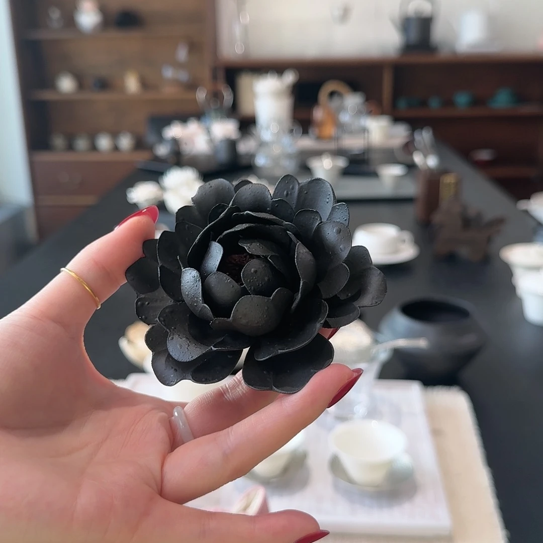 黑色牡丹花手作香插