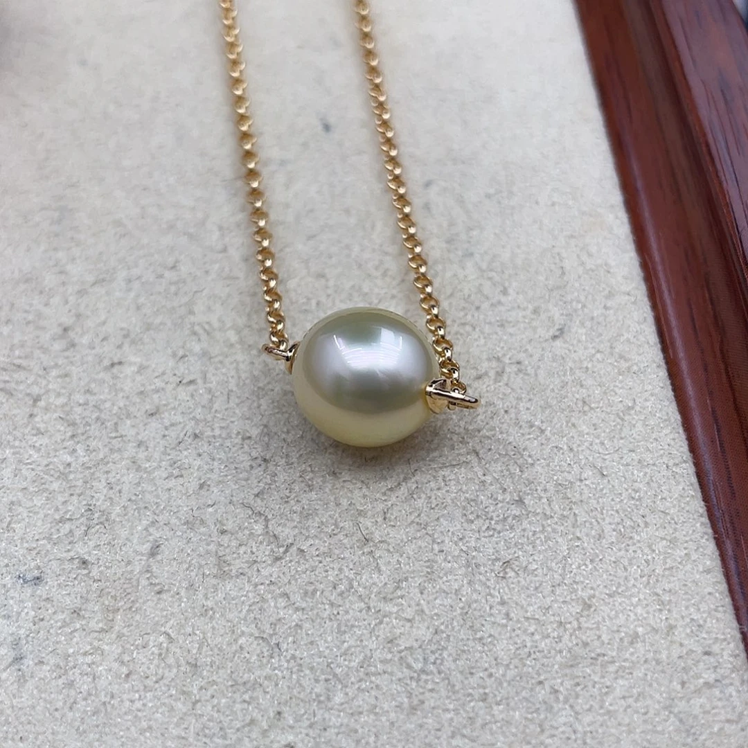 海水珍珠颈饰银S925镶嵌