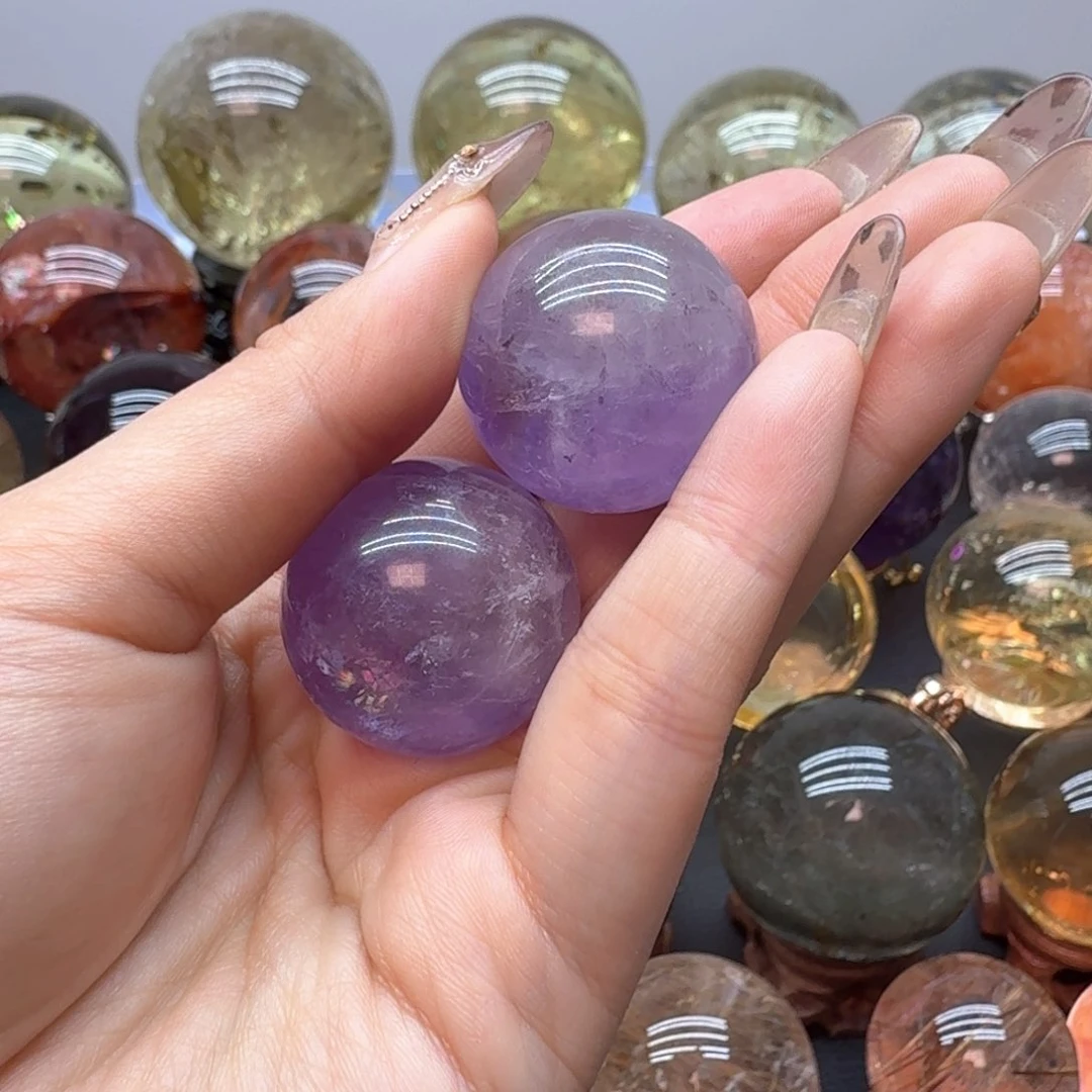 水晶天然水晶默认微瑕826未镶嵌彩**光