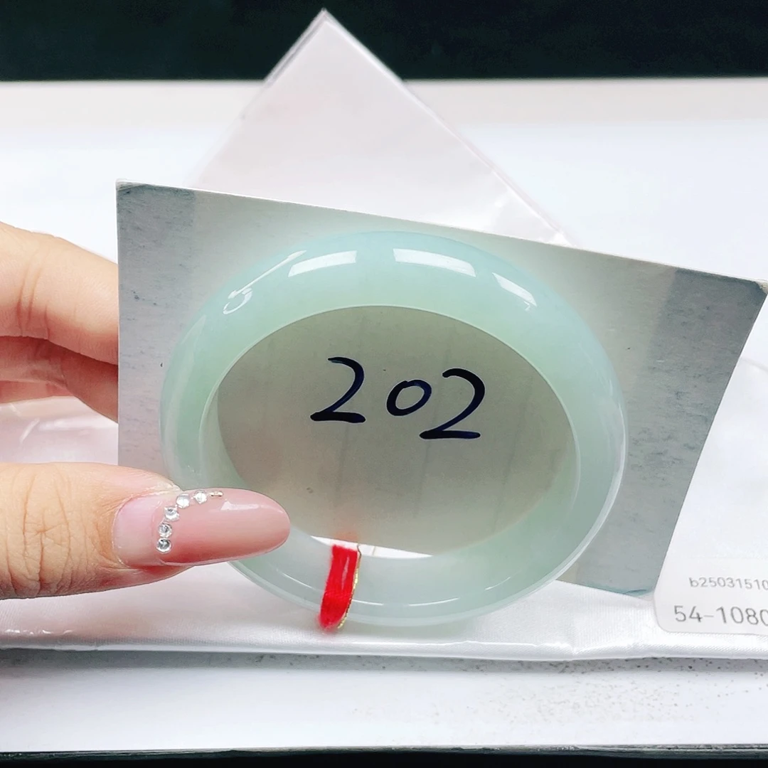 翡翠未镶嵌手镯 正圈54