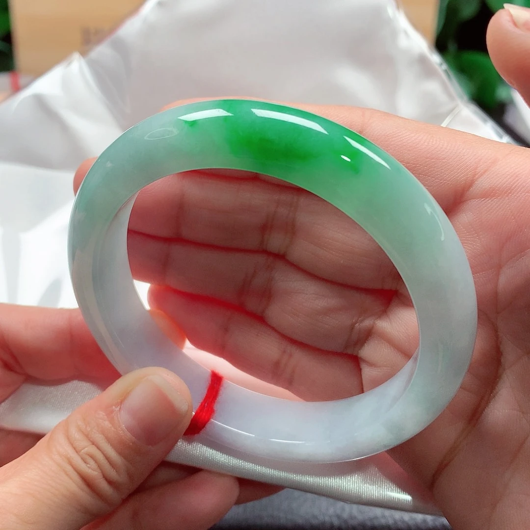 未镶嵌手镯翡翠88号，天然A货翡翠手镯