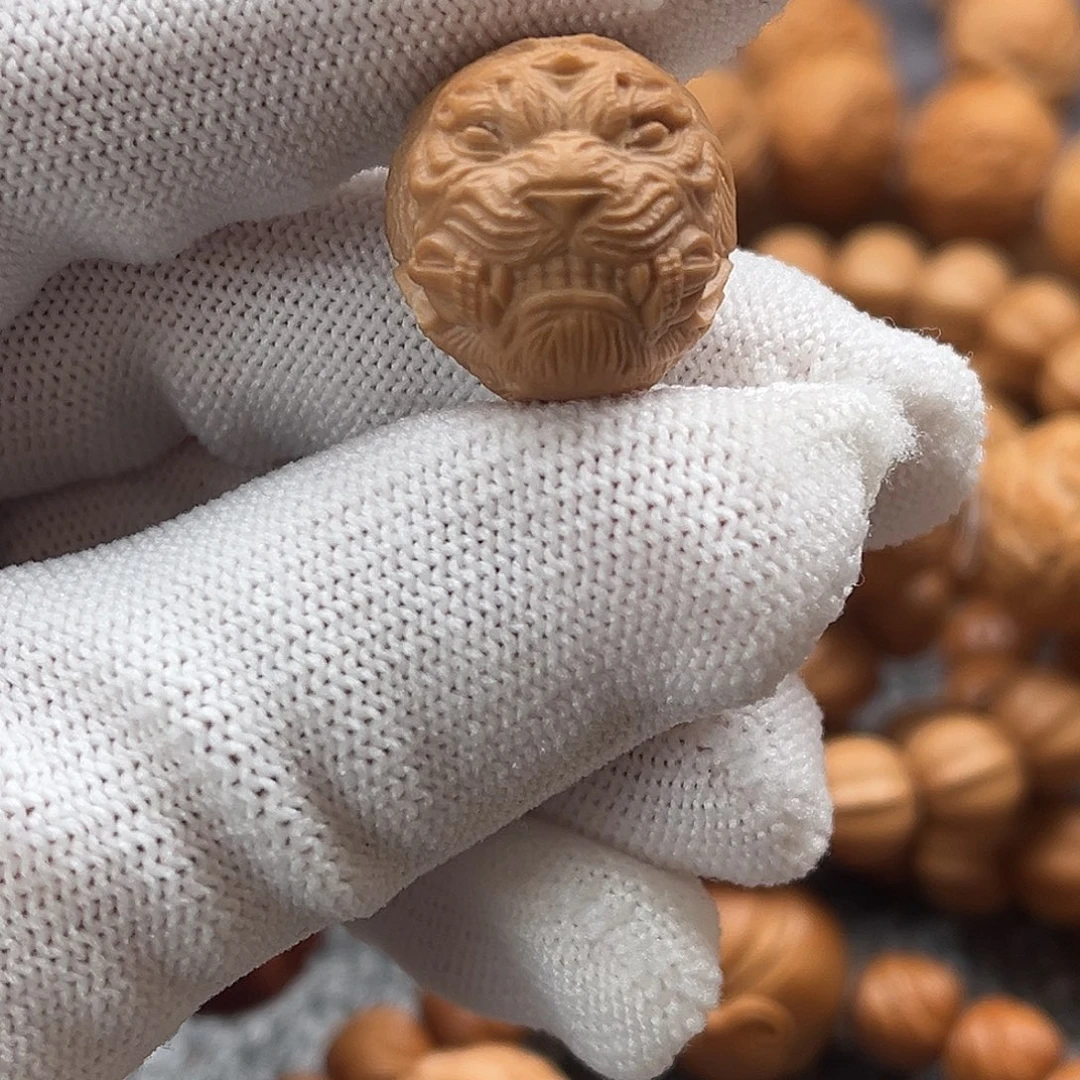 猴头核桃吊坠山君单颗