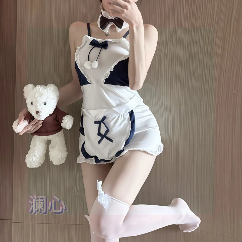性感大码纯欲情侣战袍女制服诱惑睡衣调情火辣床上动漫激情女仆装