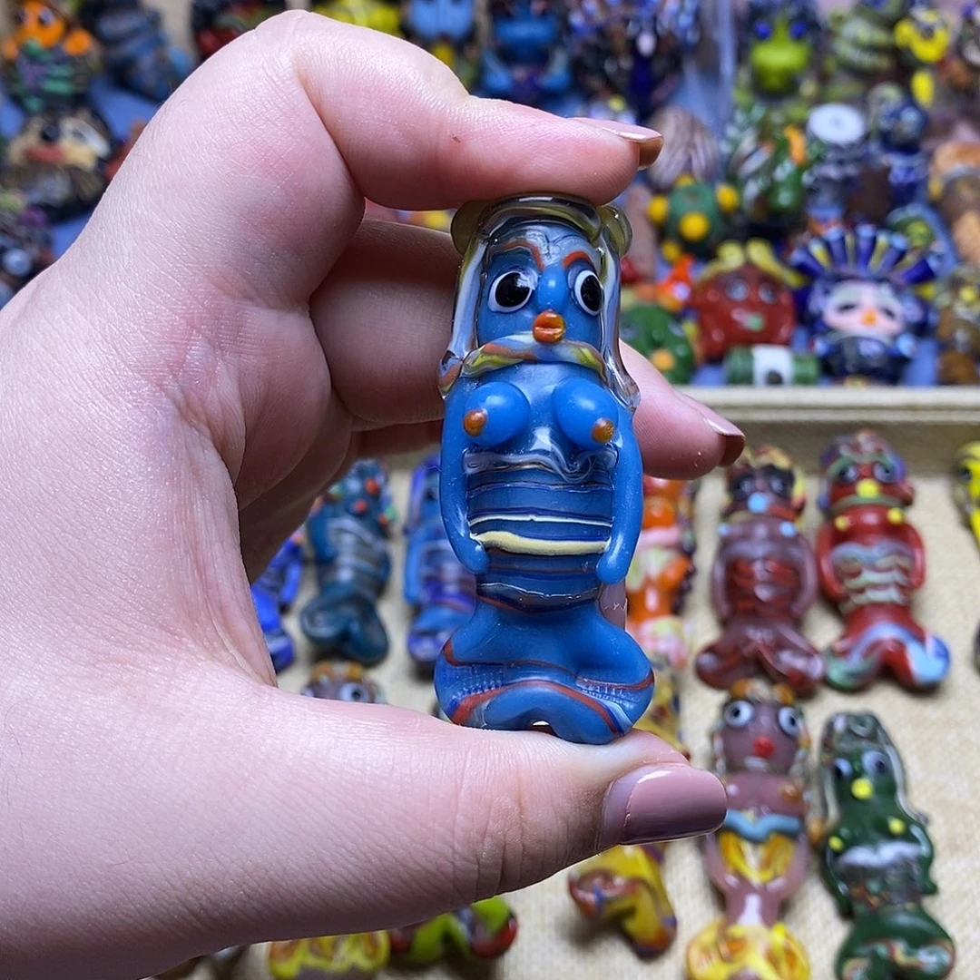 颈饰琉璃琉璃美人鱼