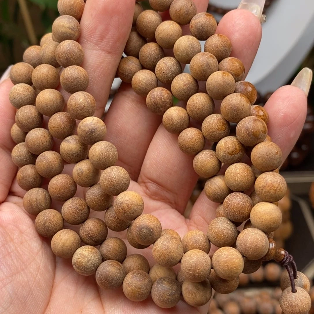 贡木手串/手链贡木0.8黄年糕粗抛