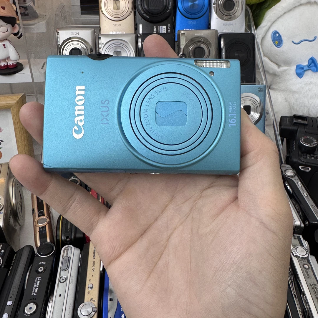 99新 Canon/佳能 ixus125蓝x 福利价明星网红同款冷白人像出片