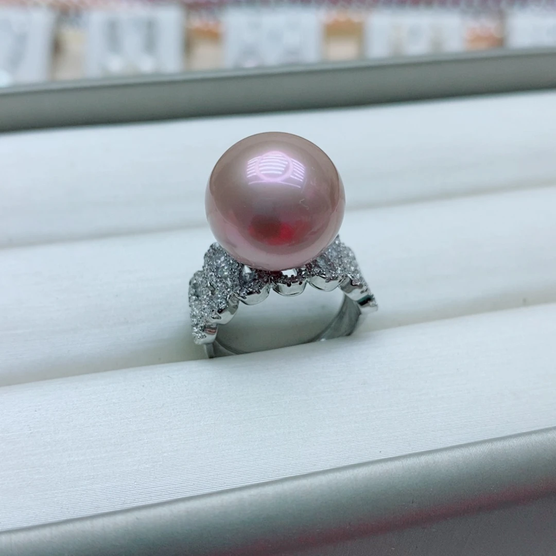 戒指未镶嵌淡水珍珠14.6mm