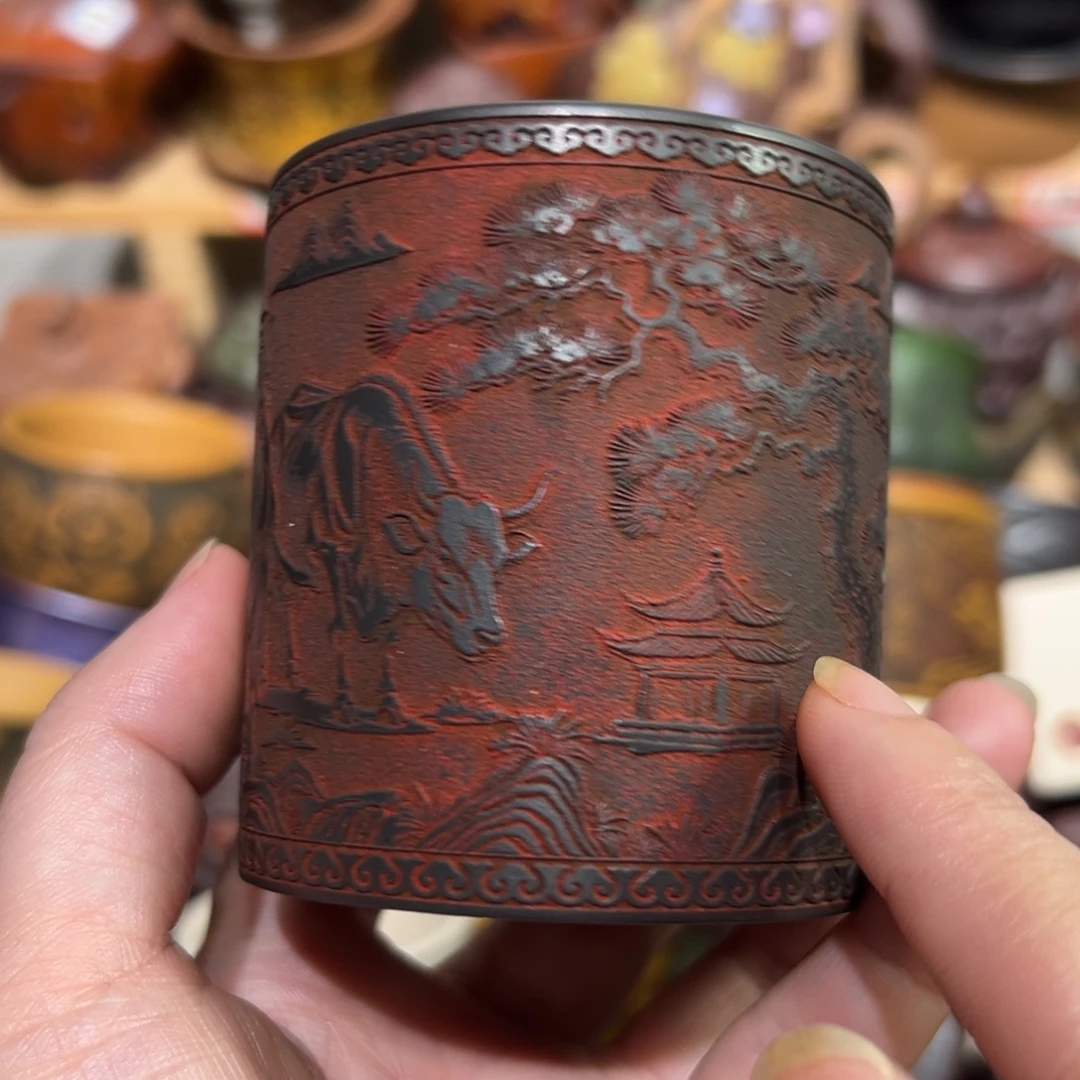 紫砂茶杯宜兴紫砂主人杯