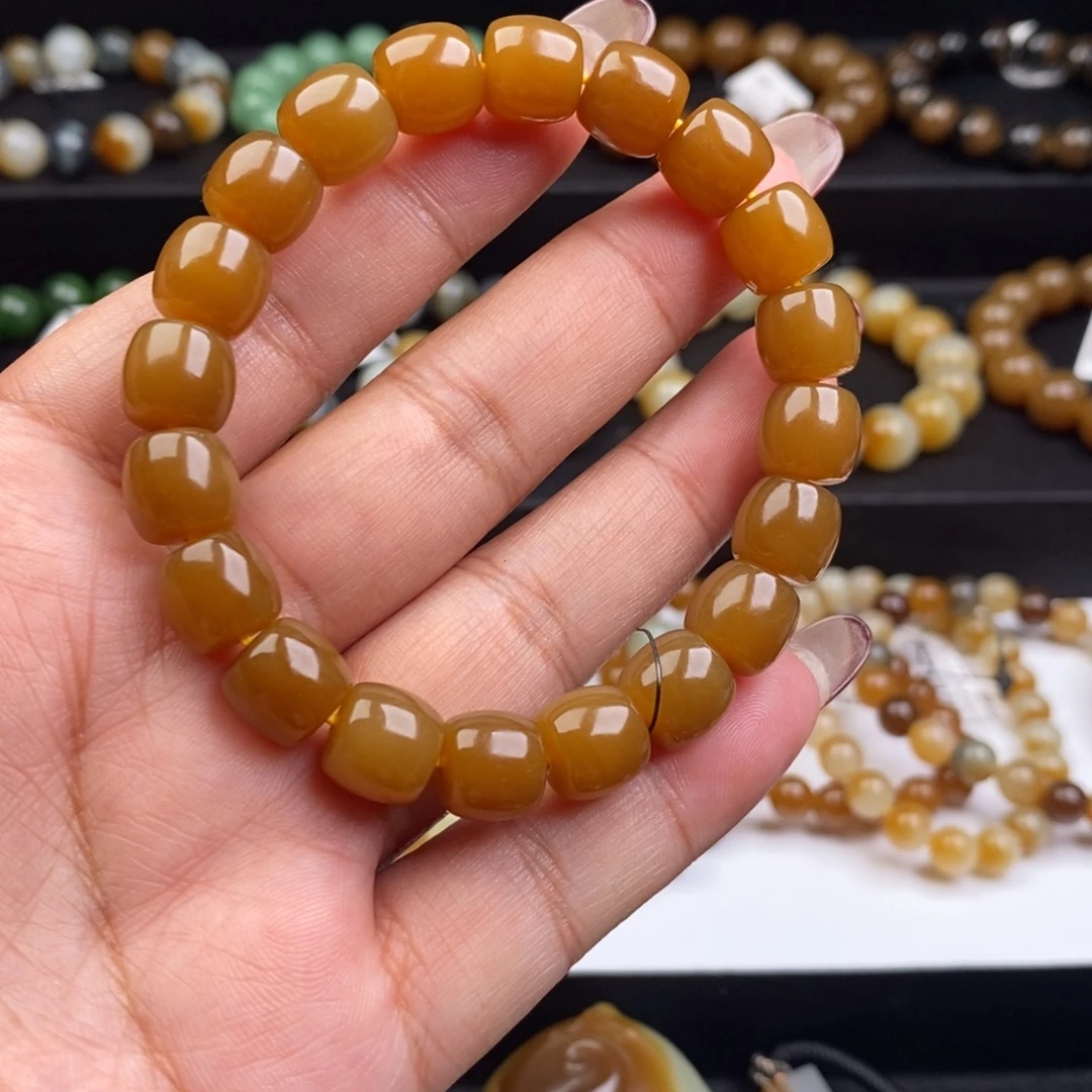 和田玉未镶嵌手链