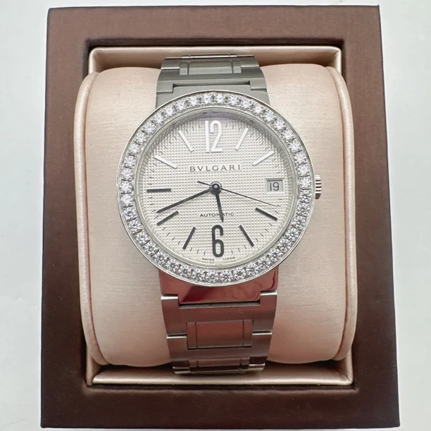 95新 BVLGARI/宝格丽 宝格丽33955自动后钻赠送表带赠送手链