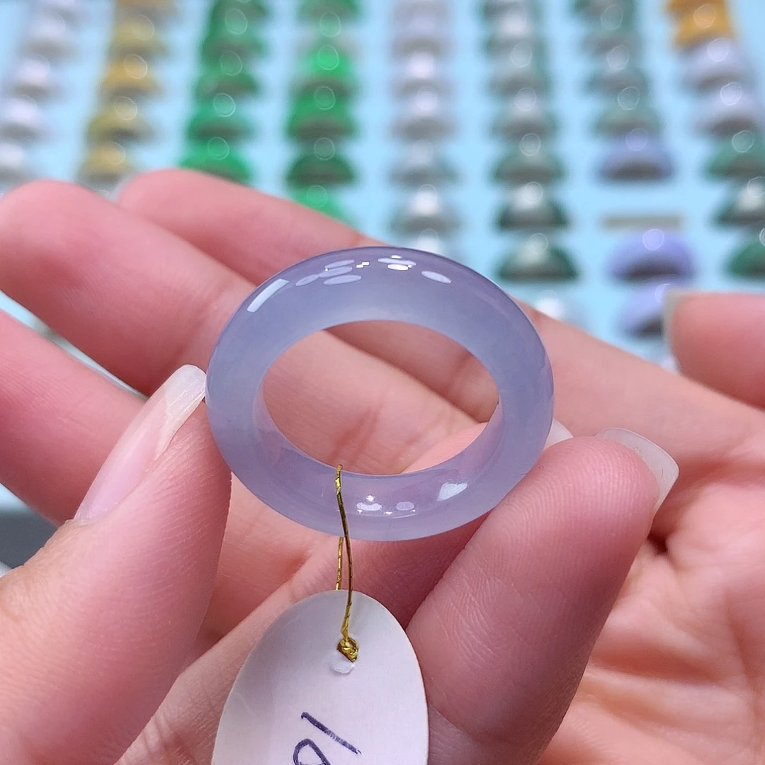 未镶嵌戒指翡翠16圈